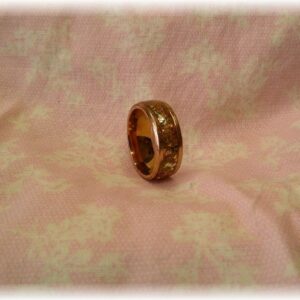 Rose gold, resin, pink & gold glitter - Size 8 - Image 2
